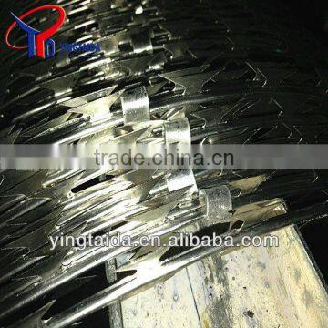 high quality galvanized razor barbed wire