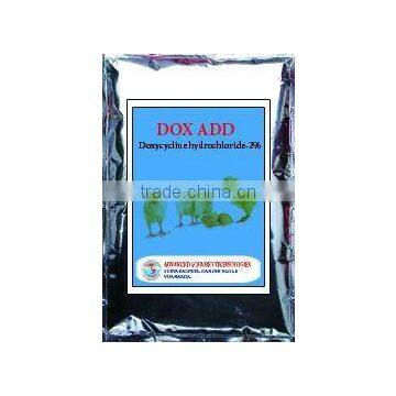 Antibacterial growth promoter (Doxycycline hydrochloride-2% )-Poultry,Fish,Livestock.