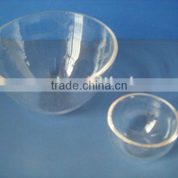 Transparent Silica Quartz Crucible for lab