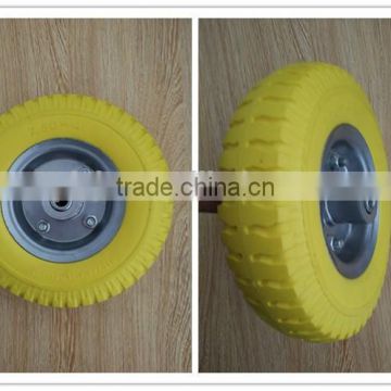 high quality durable 2.50-4 rubber PU wheel