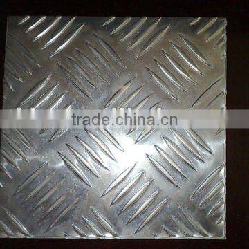 five bars aluminum checkered plate