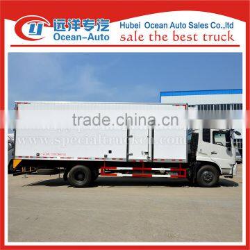 Dongfeng Tianjin 4X2 new refrigerated van trucks