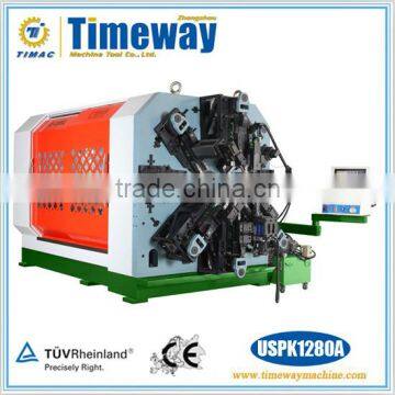 12-Axis Camless Universal CNC Coiling Spring Forming Machine With Wire Rotation