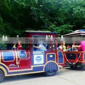 20 Seats Passenger Trailer,half-closed Wagon photo-4
