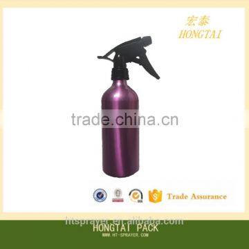 Plastic trigger spray Aluminum refillable bottle