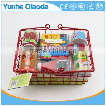 Fun Durable Wooden Food Set for Years of Play Wooden a Basket of Seasoning Bundle Wood Version photo-4