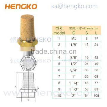 Copper Powder Sintered Filter/muffler/silencer photo-5