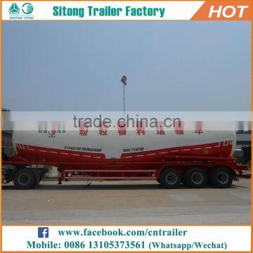 3 Axles V Type Dry Bulk Cement Tanker Trailer For Sale