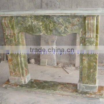 New Promotion DARK GREEN ONYX FIREPLACES photo-6