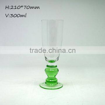 High Grade Clear Crystal Champagne Flute Wine Glass Stemware photo-3