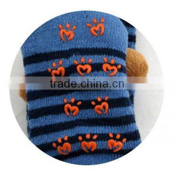Non-slip Cotton Cute 3d Animal Girl's Child Tube Sock photo-2