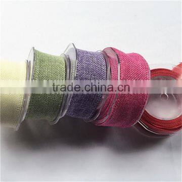 China Textile Fabric Linen Fabric For Edge Ribbon