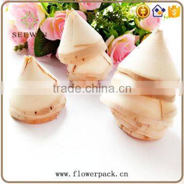 Wood Flower Series Natural Flowered Bark Engraving photo-3