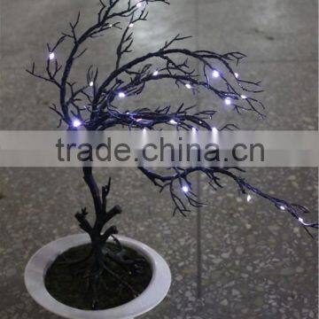 man made resin craft artificial led light bulb potted tree