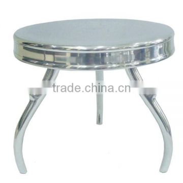 Aluminium table small round