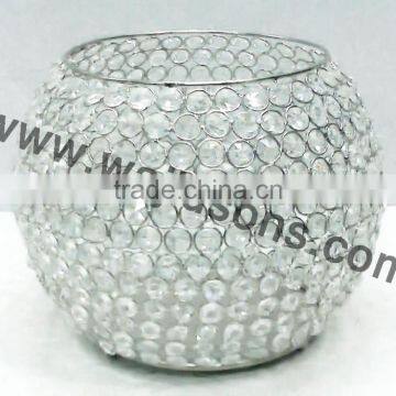 Hot Crystal Votive Candle Holder,Crystal Votive & T-light Holder Diamond Candle Holder photo-4