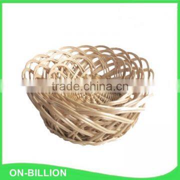 Round Shape Rattan Weaving Flat Wicker Tray photo-2