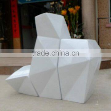 Fashion big fiberglass planter pot