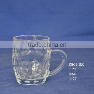 High sales high borosilicate glass beer mug price on low MOQ