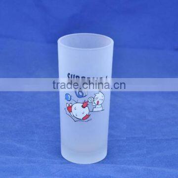 Global kawaii cartoon wine shot glass welcomed