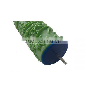 Green Color Soft Rubber Roller Paint Brush Roller Pattern Paint Roller photo-3