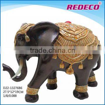 Resin elephant sculpture for home decor