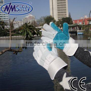 NMSAFETY cow split prtotective leather working glove