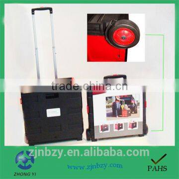2017 best sell foldable plastic carrying hand carts