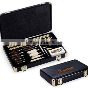 35 pieces Universal gun cleaning kit with foam inside and customized logo case