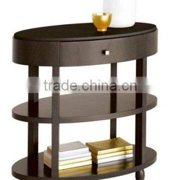 Modern Design Wooden Tea Table, Living Room Furniture Side Table With Shelf