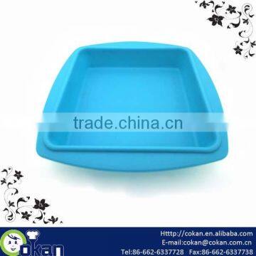 Food Grade Square Shape Silicone Cake Pan CK-SL029B