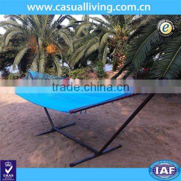 Caribbean Rope Hammock with Spreader Bars and Stand Combo