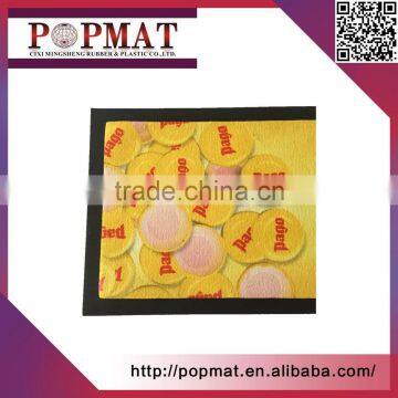 Non Woven Fabric Rubber Bar Mat Thermal Transfer Printing Bar Runner photo-3