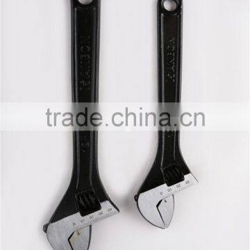 Black Adjustable Wrench/Spanner