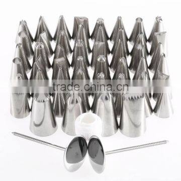 2015 New Arrival 52pcs Icing Piping Nozzles Decorating Cakes Pastry Tips Fondant cake Sugarcraft Decorating Tool Injector Nozzle