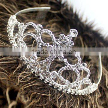 Fashion Small Bridal Wedding Hair Tiaras And Crown Halo H172-067 photo-2