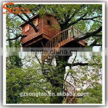Guangzhou Songtao New Design Products Big Artificial/fake Tree Trunk With Hole Tree House for Holiday photo-5