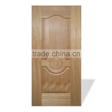 new design panels price Burmese Teak wood veneered moulded hdf door skin