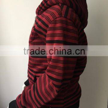 Children Coat Stripe Style Boy Zipper Jacket With Hoody photo-2