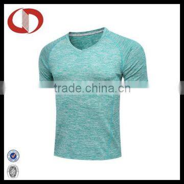 Custom v neck blank dry dit mens running shirts