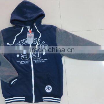 Stock Wholesale Fleece Jacket Sherpa Lined Hooded Fleece Jacket /coat photo-3