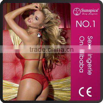 Sunspice Hot Sale Lingerie Manufacturer Quality Guarantee Sexy Red Teddy Lingerie photo-2