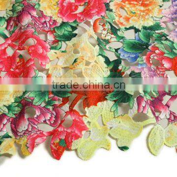 New Designer 2017 Indian Raw Silk Beaded Georges With Stones photo-4