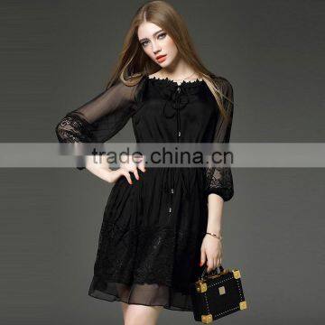 Maxnegio Basic Lace Dress for Ladies photo-3