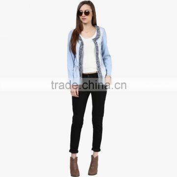 Best Selling Denim Jacket Women's Coat Custom Design photo-3