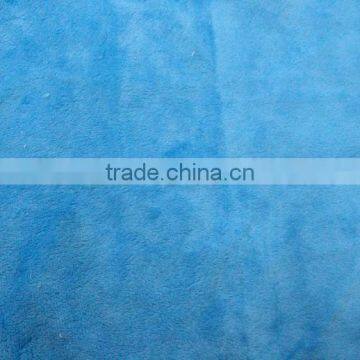 China Supplier Knitted Plush Solid Polyester Soft Toys Fur Fabric photo-2