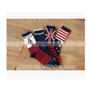 Cotton Vintage British Flag Socks for Men and Women Socks/custom Socks