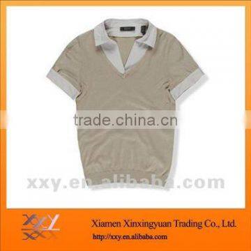 2014 Newest Factory Men T-shirts Polo Cotton Printed