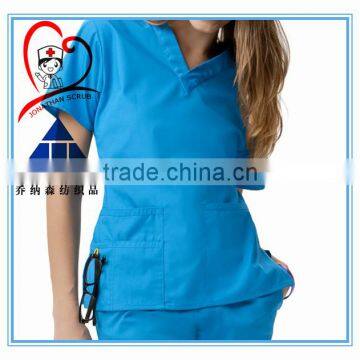 High quality scrub uniform/nursing scrub/medical women scrub