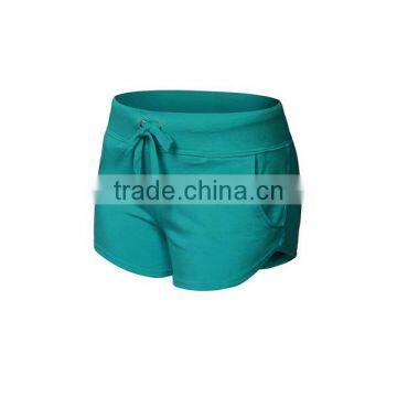 Cotton Fleece Gym Fitness Shorts Plain Bodybuilding Gym Shorts For Women photo-6